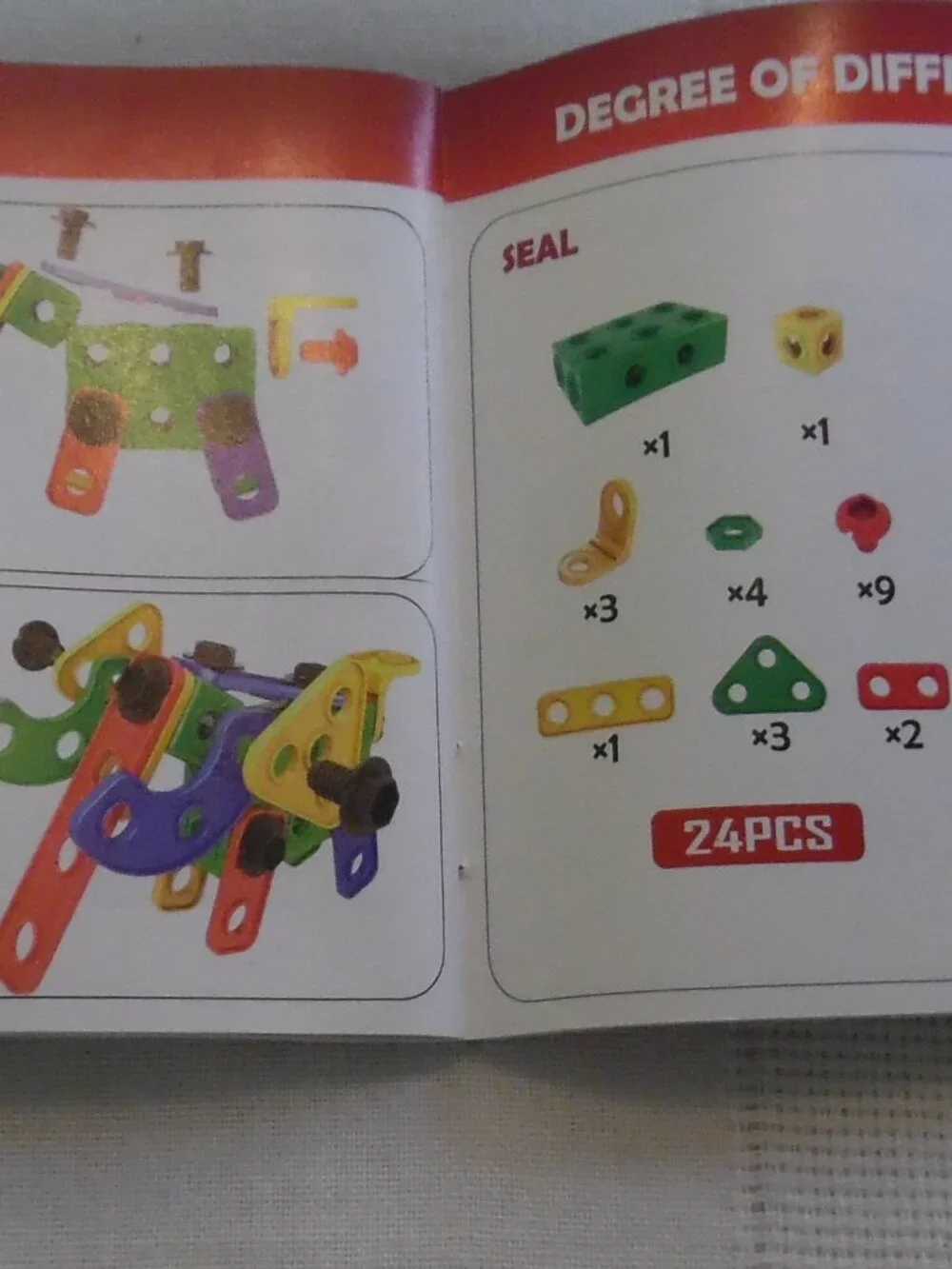 Jasonwell Building Blocks STEM Learning Educational Construction Toy 98 Pieces